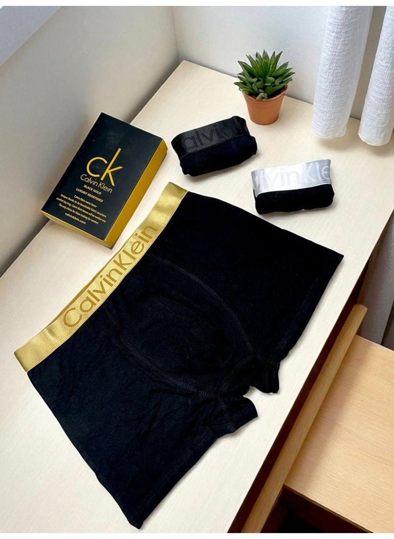 كالفن كلاين بيرفورمانس مجموعة بوكسر رجالي ملابس داخلية قطنية - (عبوة من 3 قطع) - مقاس 2 اكس لارج - Image 4